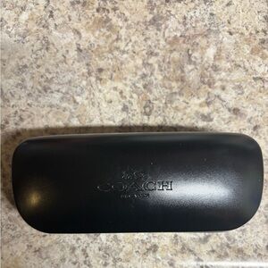 Coach New York Eyeglass Hard Clam Shell Case Black